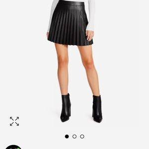 BB Dakota by Steve Madden Leather Skirt